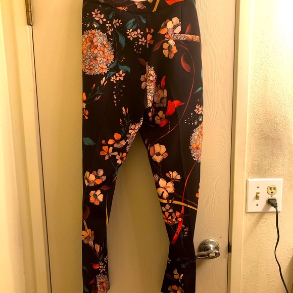 Pants - Floral straight leg pants by designer Insight